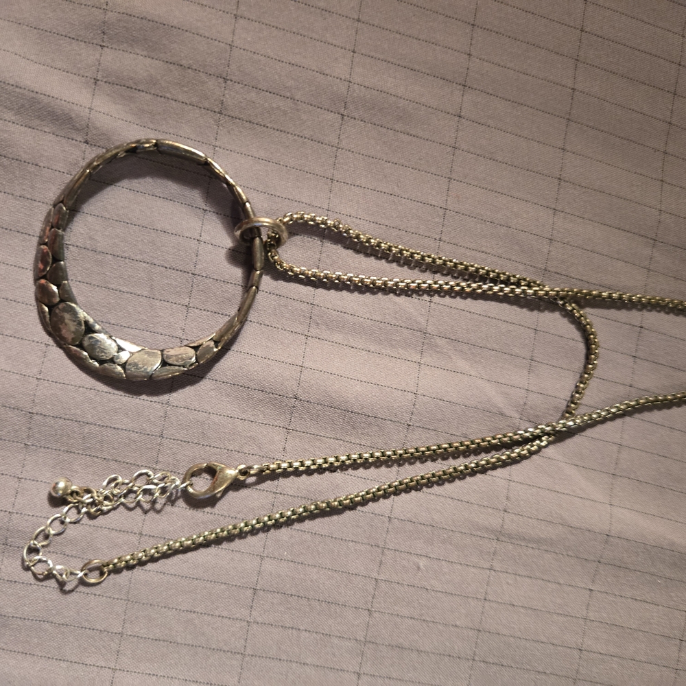 Silver and Gold Tone Necklace